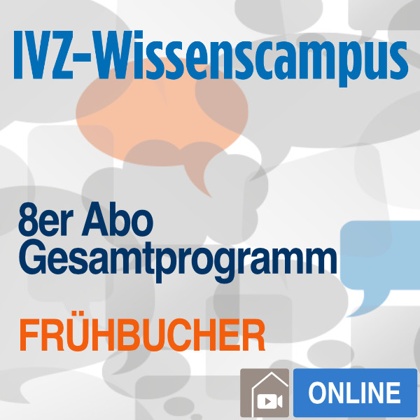 IVZ-Wissenscampus 2024/2025 in Ibbenbüren - 8er Abo zur Onlineteilnahme am Gesamtprogramm &gt;&gt; Frühbucherpreis