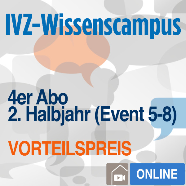 IVZ-Wissenscampus 2024/2025 in Ibbenbüren_4-er Abo zur Onlineteilnahme am Halbjahresprogramm Vortrag 5 bis Vortrag 8&gt;&gt;Vorteilspreis